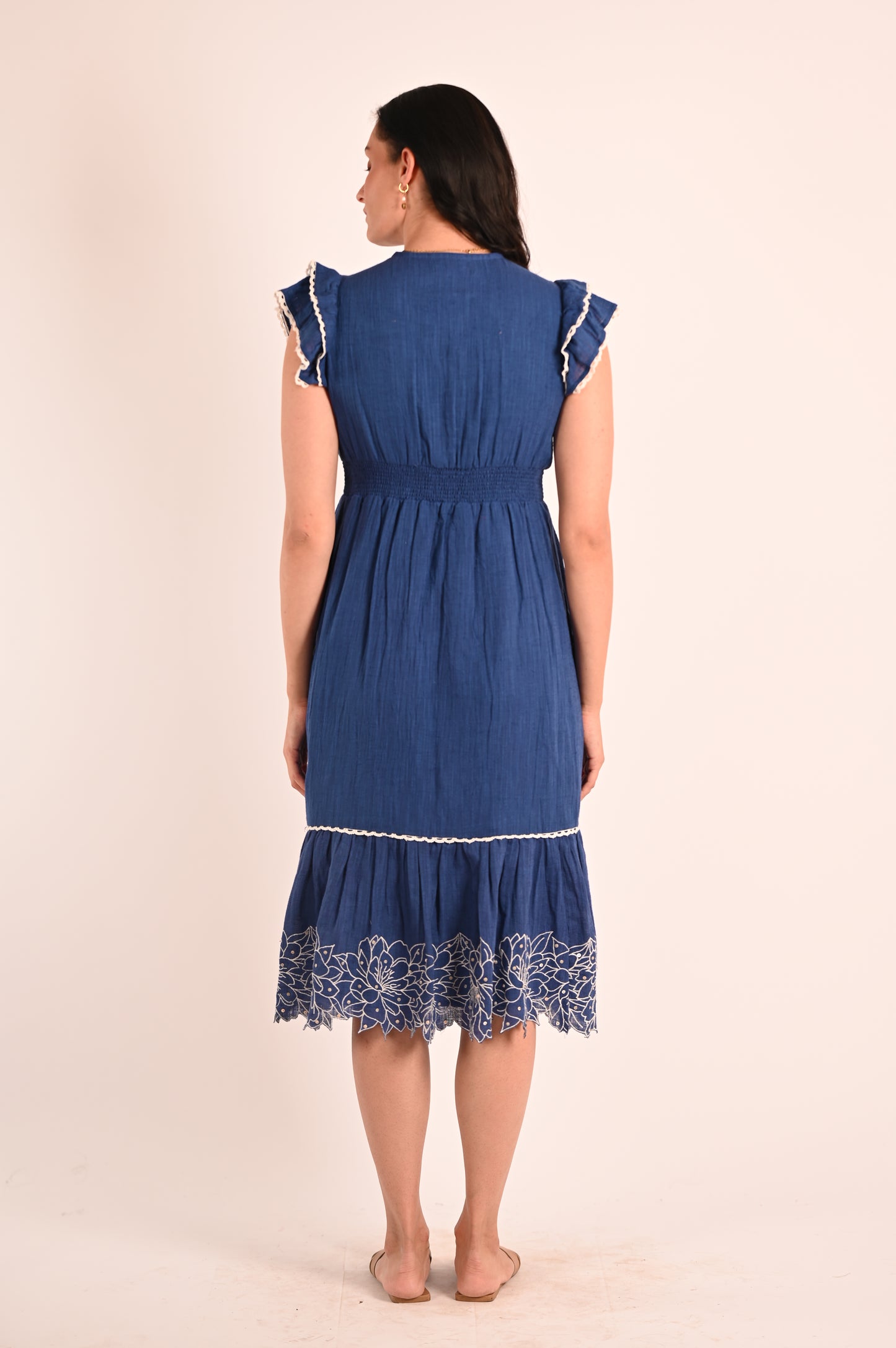 ALECIA MIDI EMBROIDERED