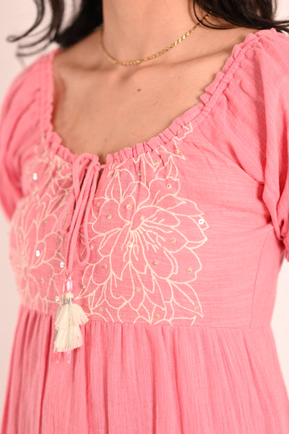 LARA MINI EMBROIDERED