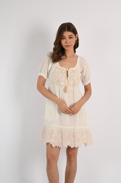 LARA MINI EMBROIDERED