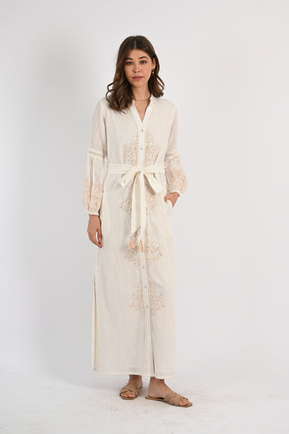 OLIVIA MAXI EMBROIDERED