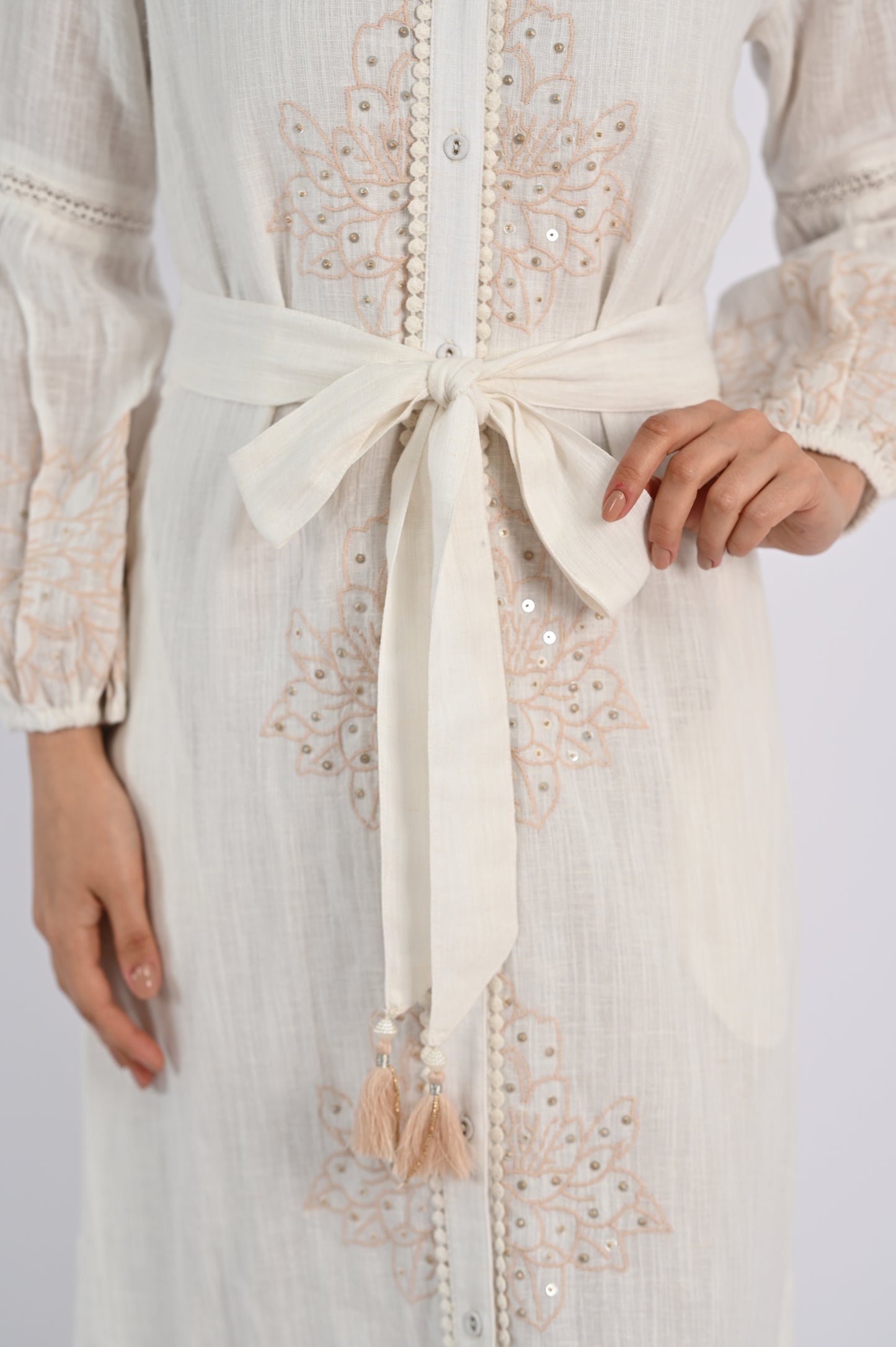 OLIVIA MAXI EMBROIDERED