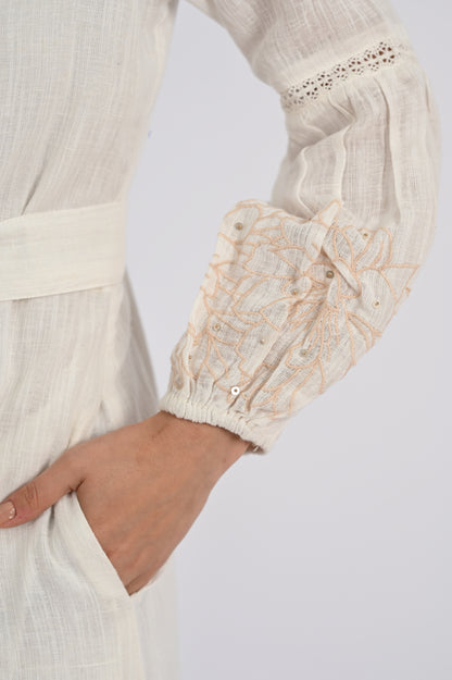 OLIVIA MAXI EMBROIDERED