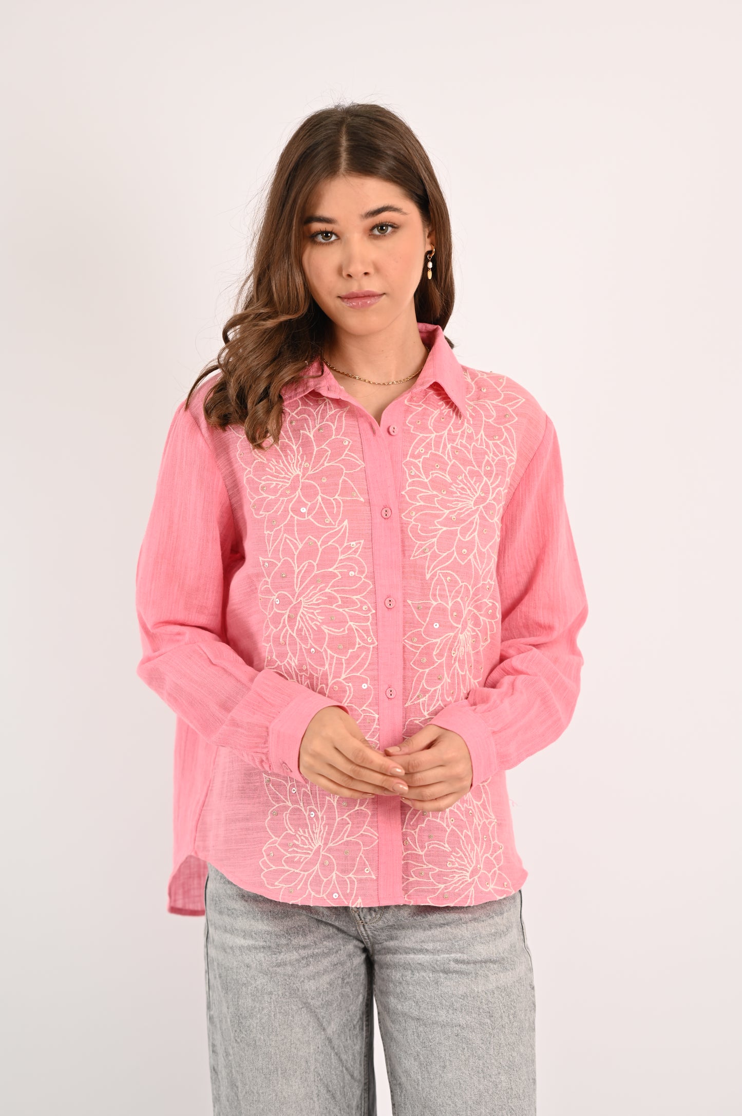 LILY SHIRT EMBROIDERD